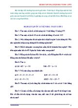 Bộ bài tập bồi dưỡng học sinh giỏi môn Toán 2